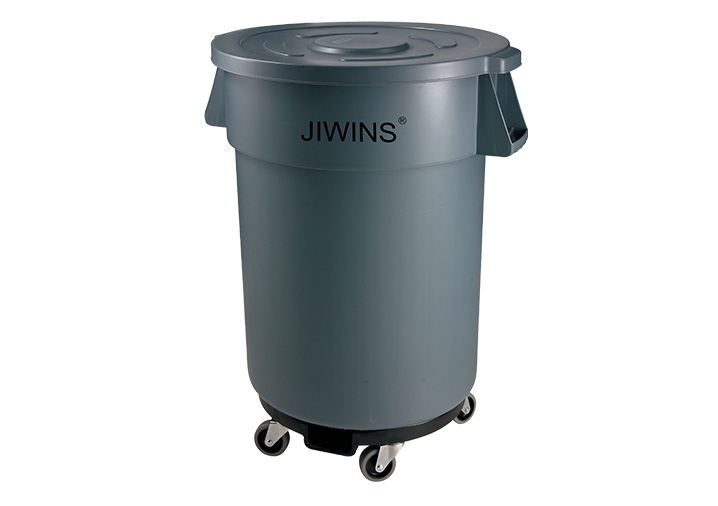 THÙNG RÁC DI ĐỘNG CÓ NẮP JIWINS JW-CR76E + JW-CRC2P+JW-RCD