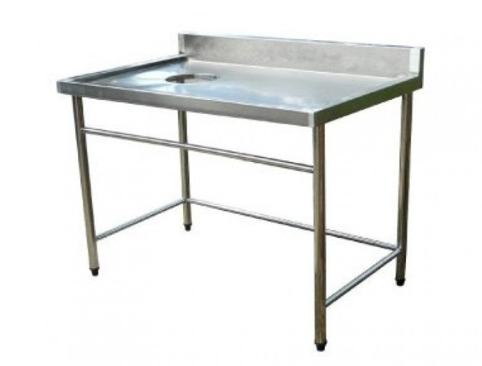 Bàn Có Lỗ Xả Rác Inox 304