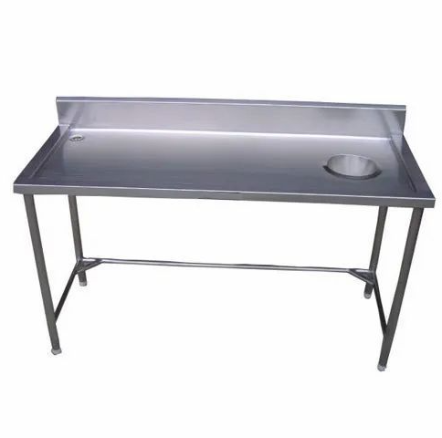 Bàn Có Lỗ Xả Rác Inox 304