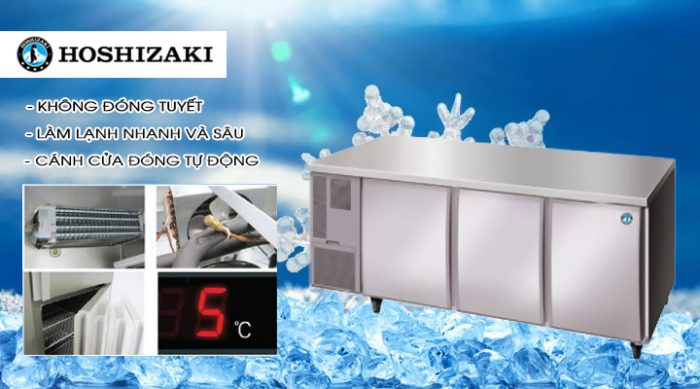 Bàn đông Ftw-186ls4 Hoshizaki 1800mm 3 cánh kệ chắc chắn