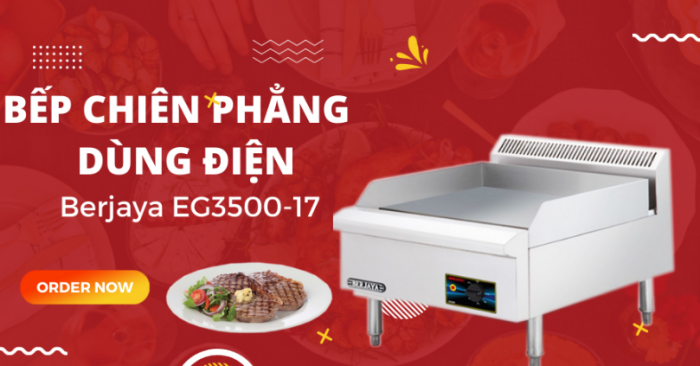 Bếp Chiên Phẳng Dùng Điện Berjaya EG3500-17