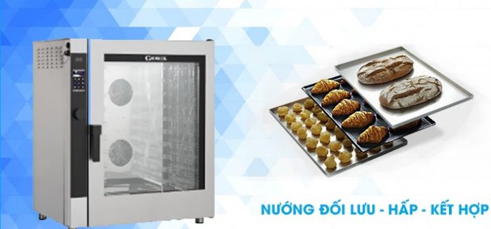 Lò hấp nướng đa năng 7 khay GN 11 Giorik ETE7 công dụng