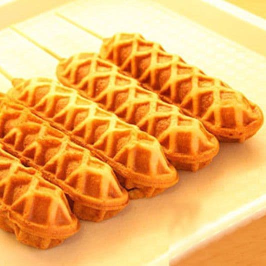 Máy làm bánh waffle que Ges 80 Roller grill chất lượng