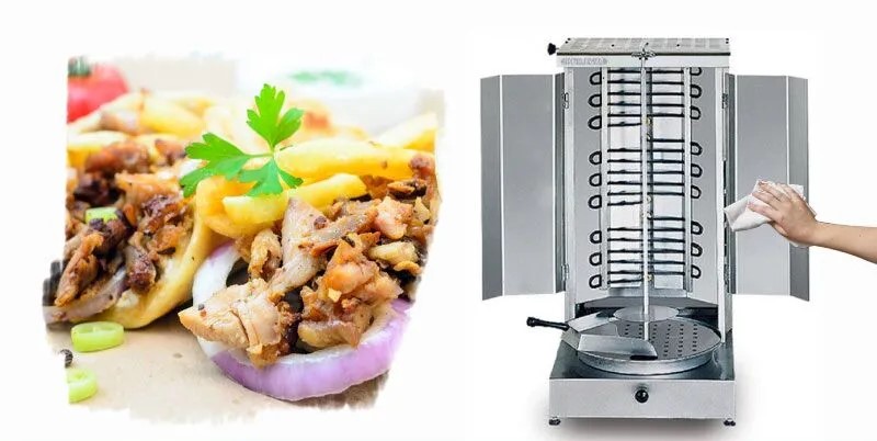 Máy nướng thịt kebab 2 tầng Berjaya Km 2h cao cấp