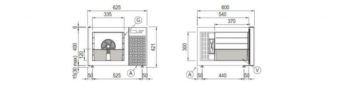 Tủ Cấp Đông 3 Khay Coldline W3ULS kích thước