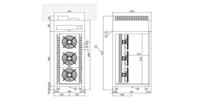 Tủ Cấp Đông Kích Thước Lớn 20 Khay Coldline W20UE kích thước