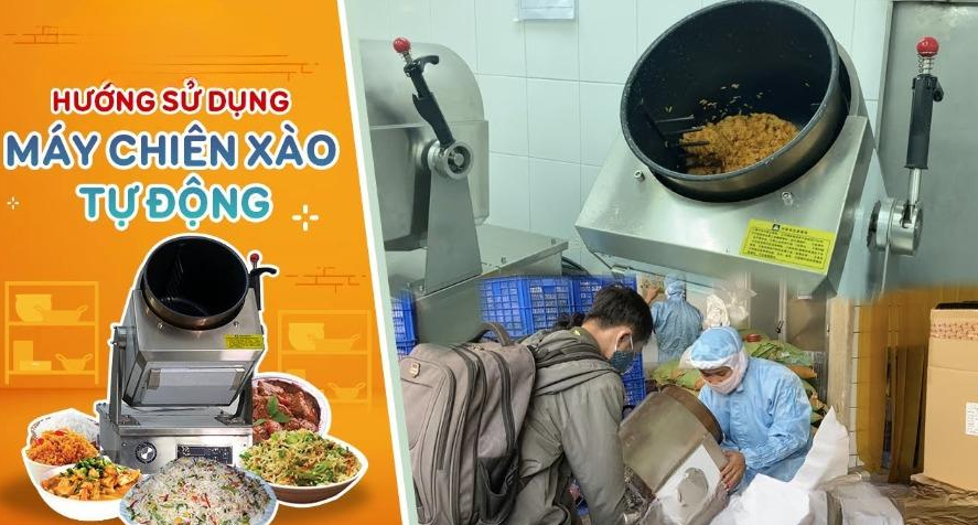 Bếp chiên xào tự động