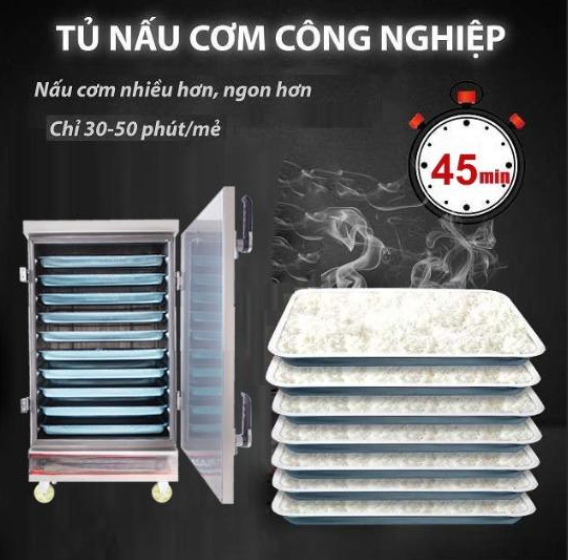 TỦ NẤU CƠM CÔNG NGHIỆP