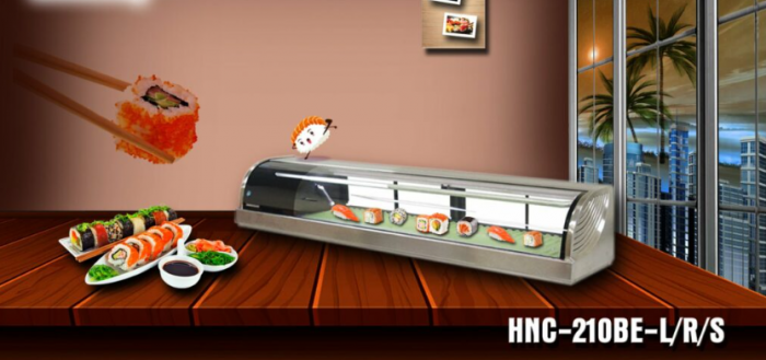 Tủ trưng bày sushi Hoshizaki HNC-210BE-R-B