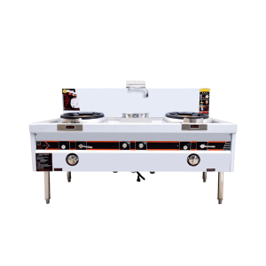 Bếp Á Đôi 1800mm Có Quạt Thổi Họng Đất Chuyên Dụng - Có Trả Góp