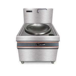 Bếp Xào Điện Từ Mặt Lõm 15KW Đường Kính Chảo Phi 600mm - Có Trả Góp