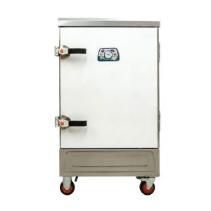 Tủ Hấp Cơm Công Nghiệp 8 Khay Dùng Điện 26KG - Có Trả Góp